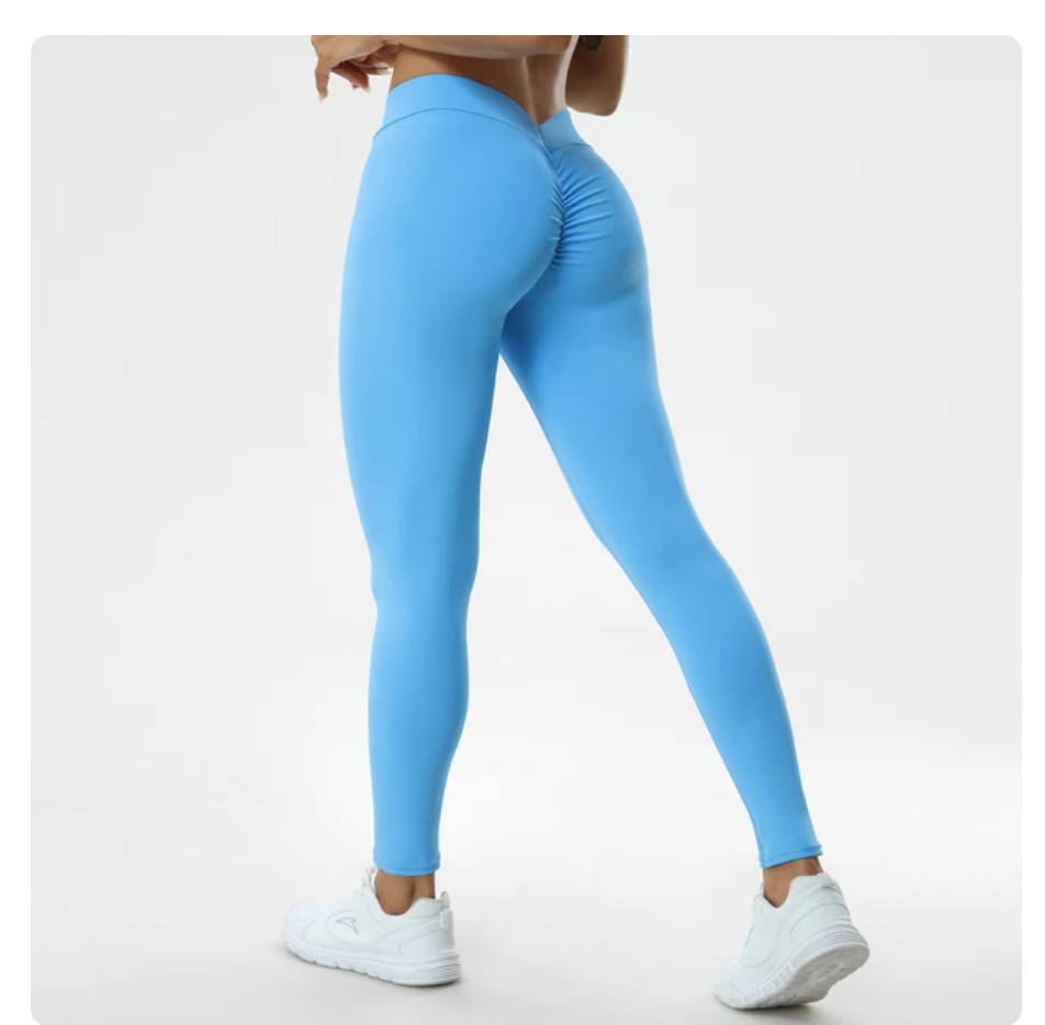 Sexy V Butt Push Up Fitness High Waist Pants