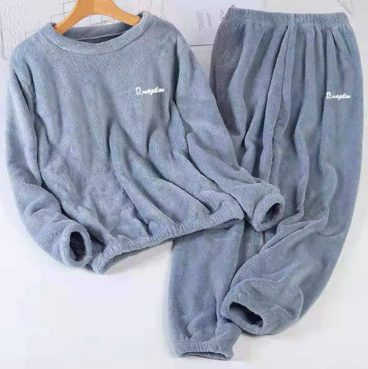 Winter Soft Velvet Pajamas Set