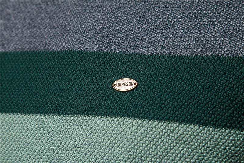 Spliced Cotton Men's Sweater