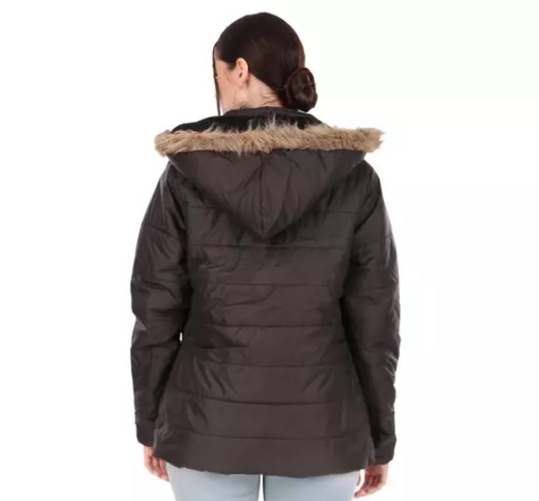 Women's Solid Fluffy/ Puff Jackets