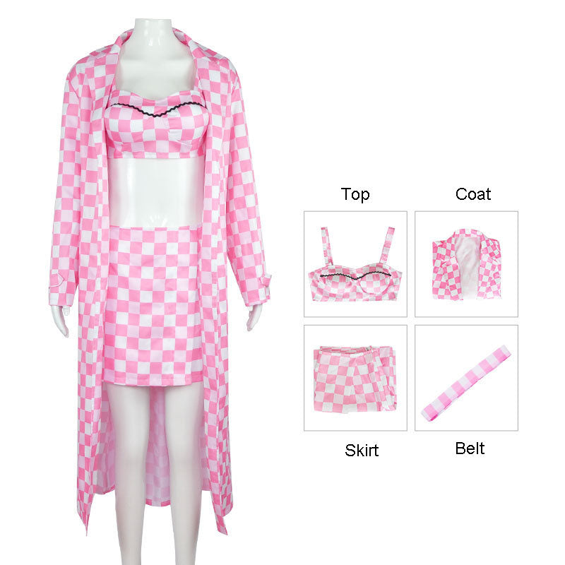 Barbie Square Pattern Outfit